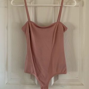 Free People straight neck bodysuit